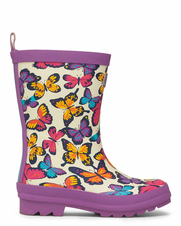 Kaleidoscope Butterflies Matte Gumboots 1 | Wellies Online