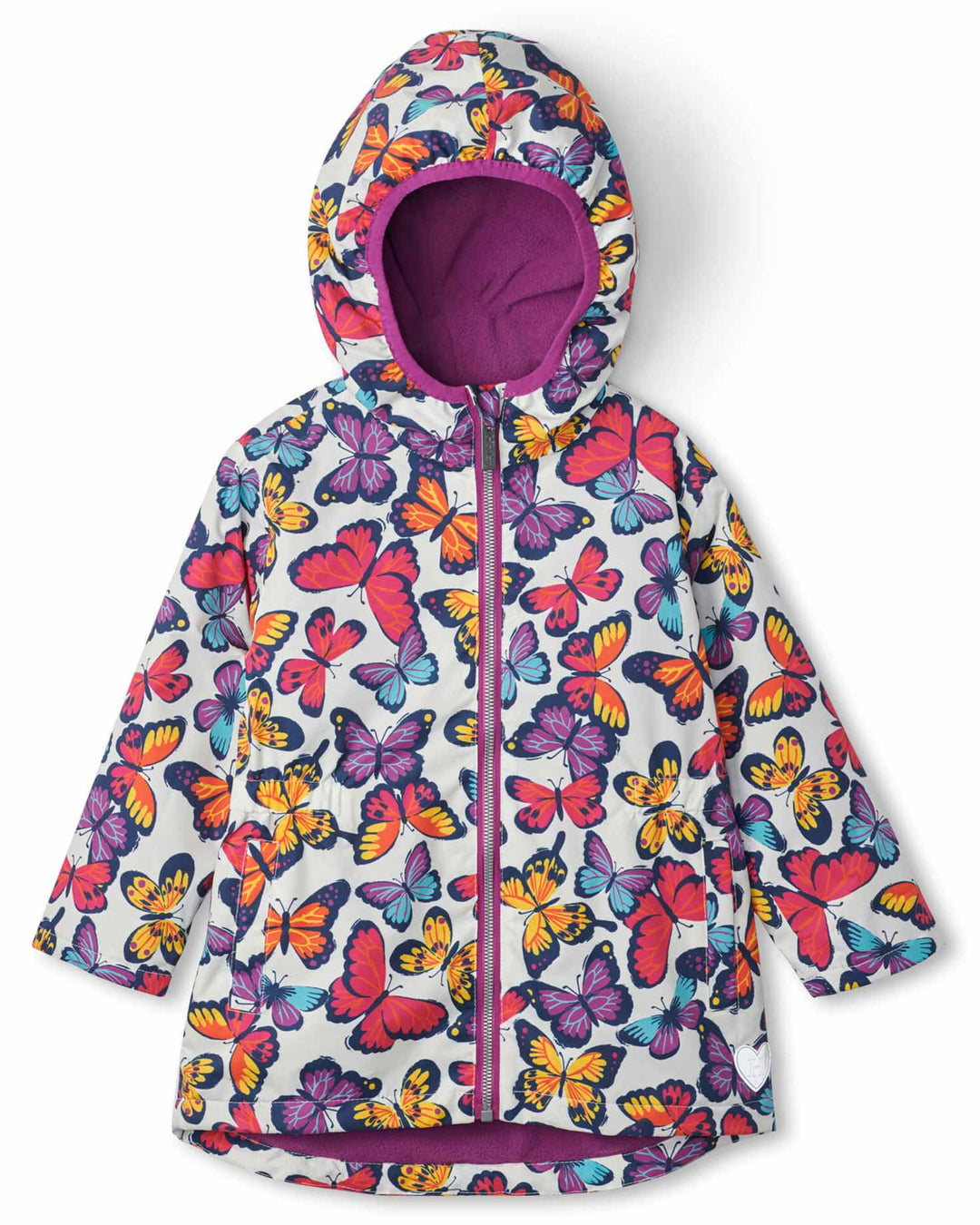 Kaleidoscope Butterflies Microfleece Lined Jacket 1 | Wellies Online