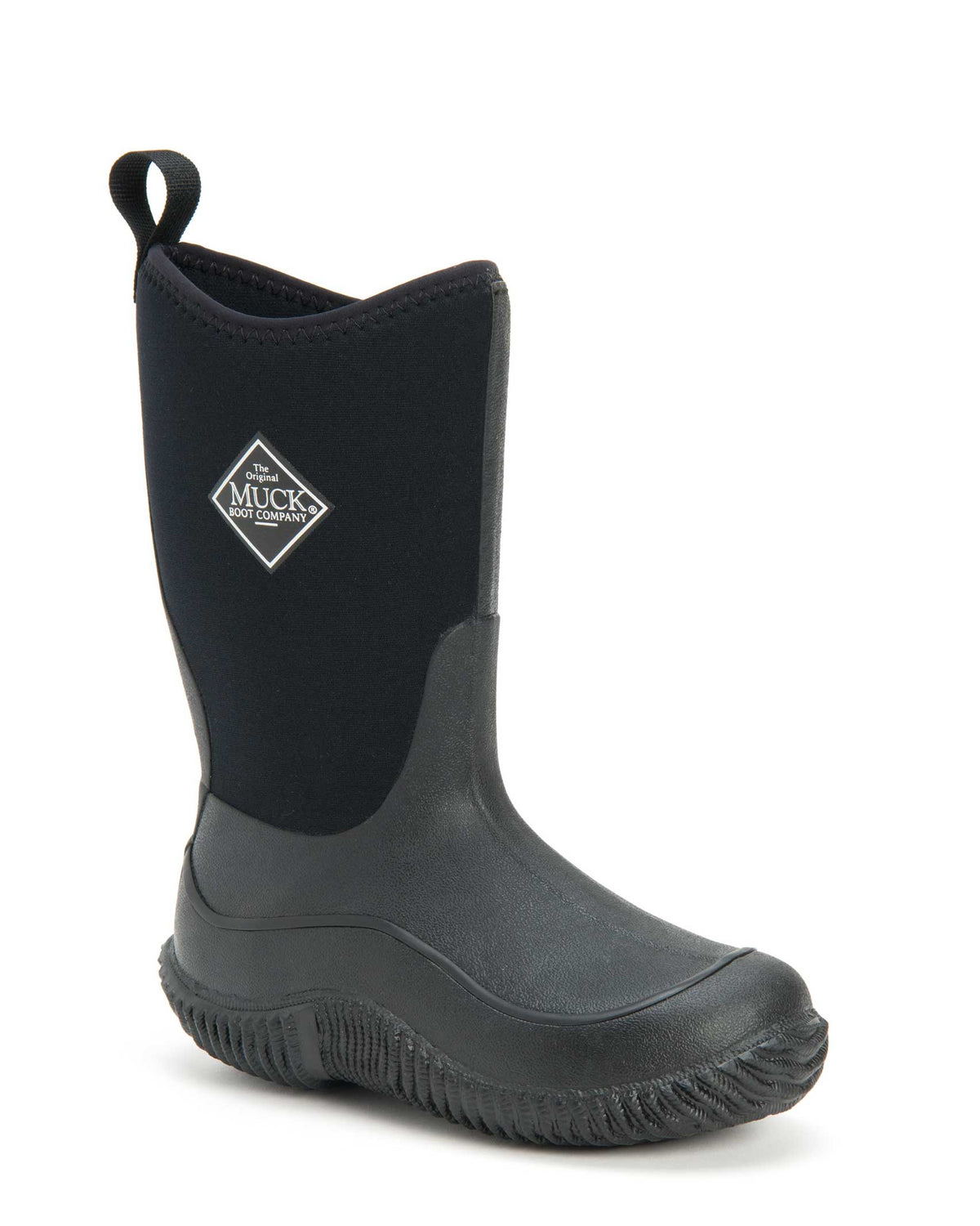 Kids Hale Black Gumboots