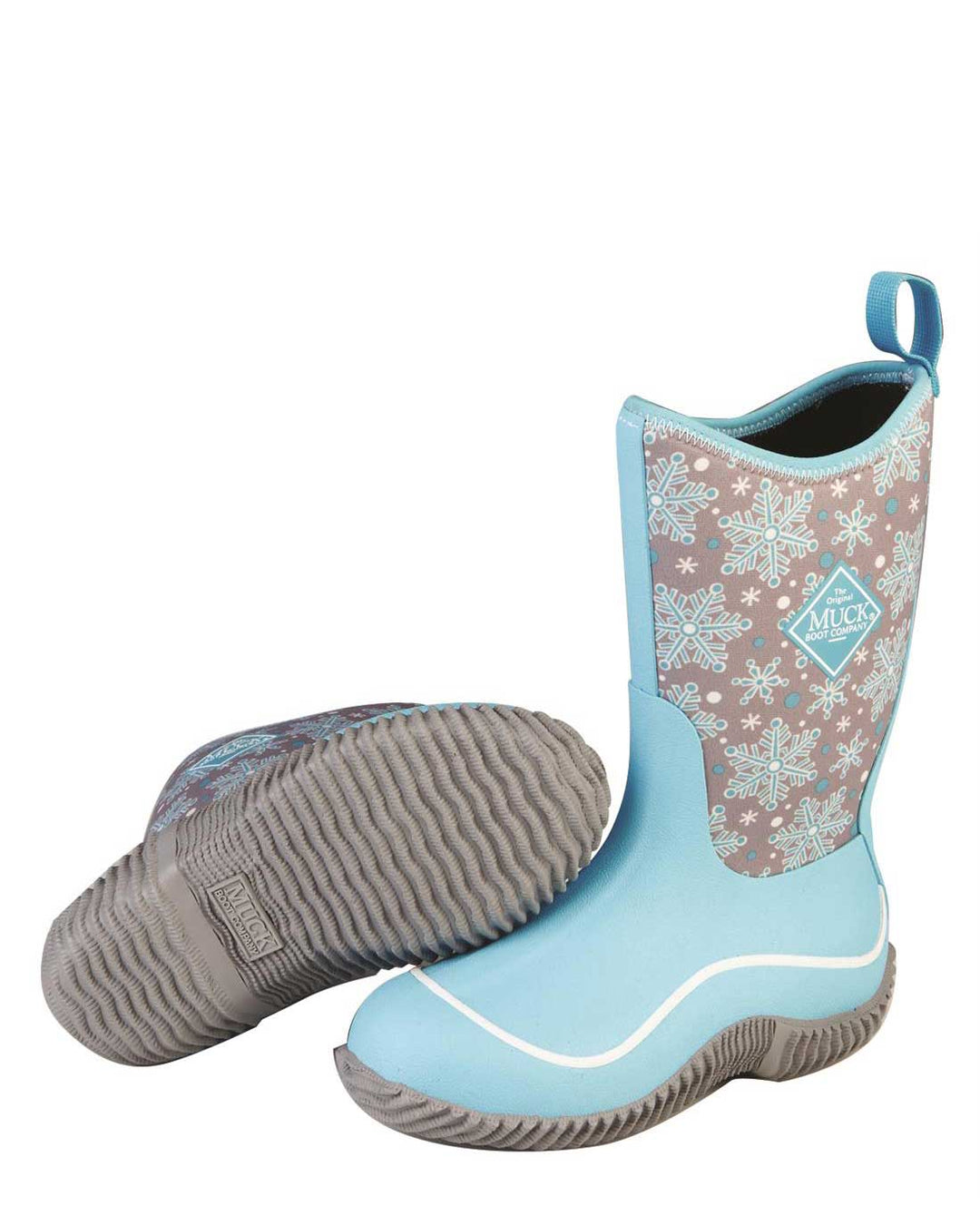Kids Hale Blue Snow Flake Gumboots 1 | Wellies Online