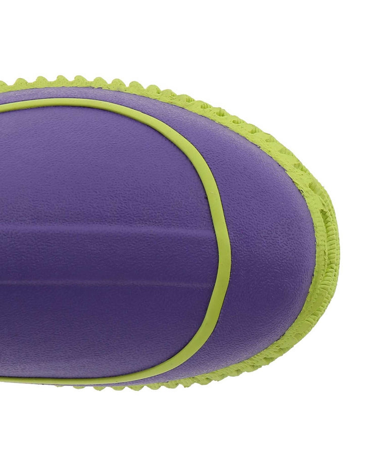 Kids Hale Purple Frogs Gumboots 5 | Wellies Online