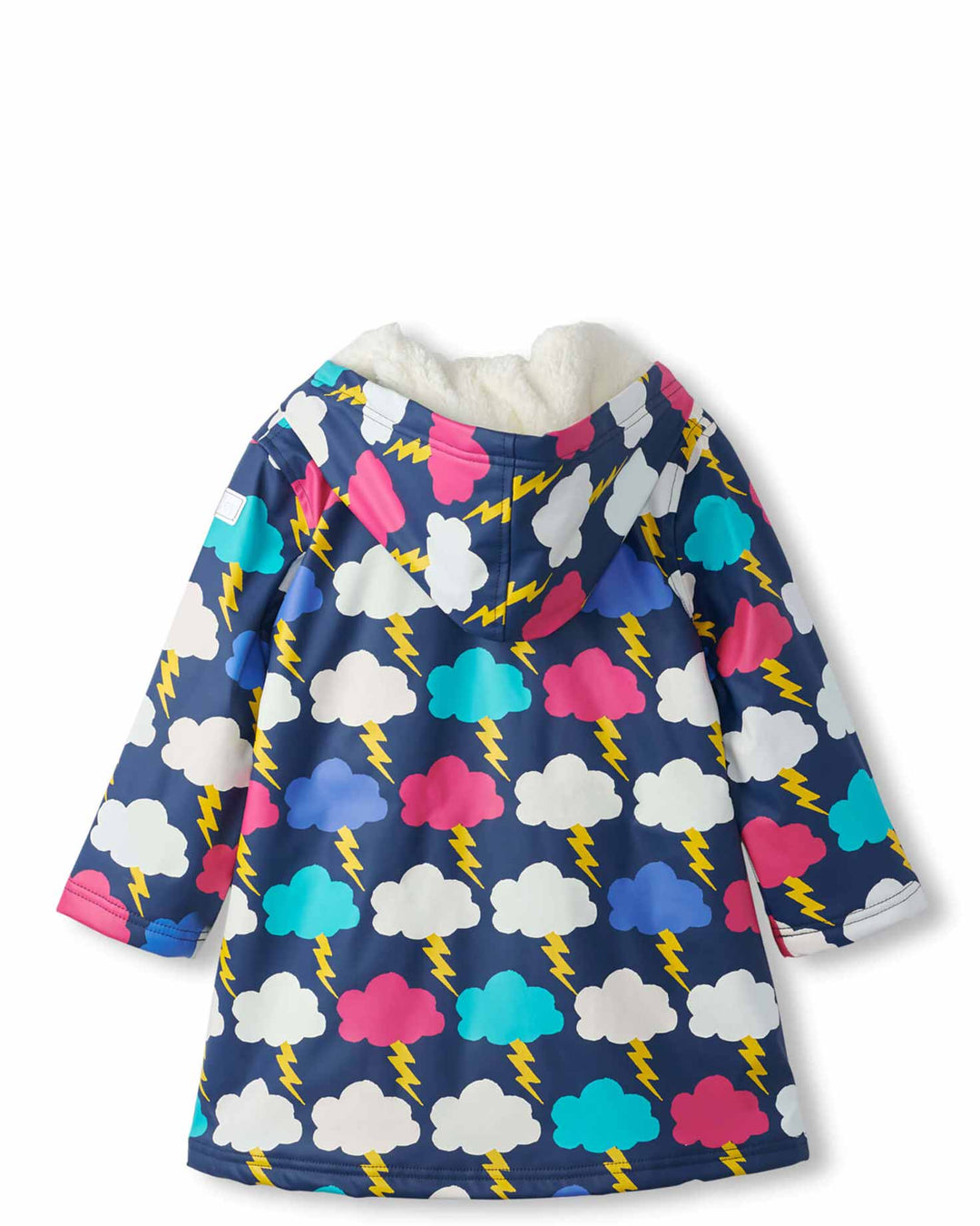 Lightning Clouds Sherpa Lined Colour Changing Splash Jacket 4 | Wellies Online