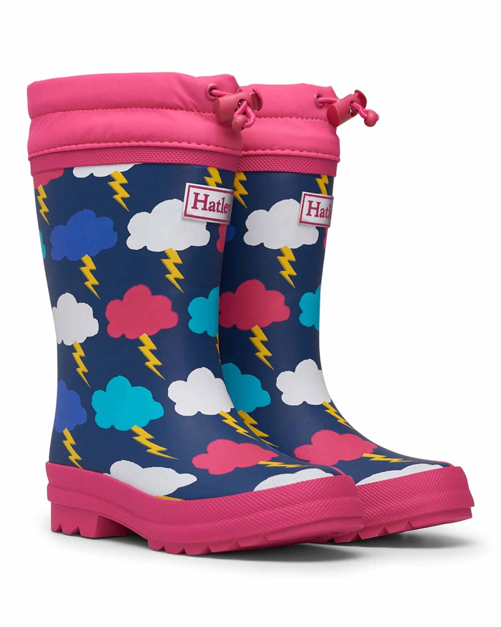 Lightning Clouds Sherpa Lined Gumboots 2 | Wellies Online