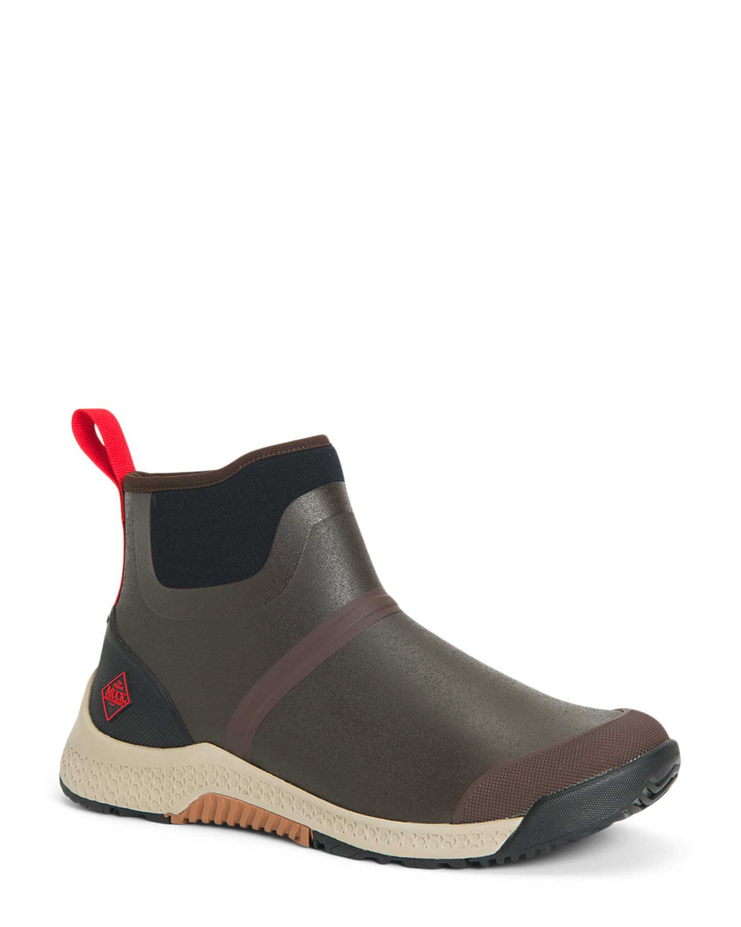 Mens Outscape Chelsea Rubber Boots Coffee Bean 4 | Wellies Online