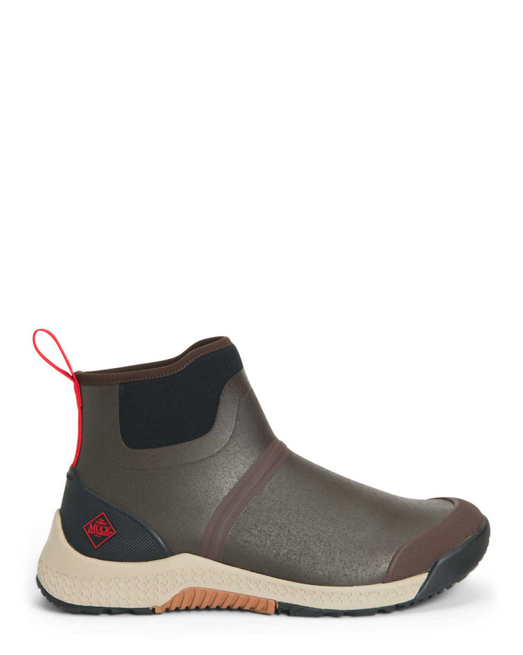 Mens Outscape Chelsea Rubber Boots Coffee Bean 1 | Wellies Online