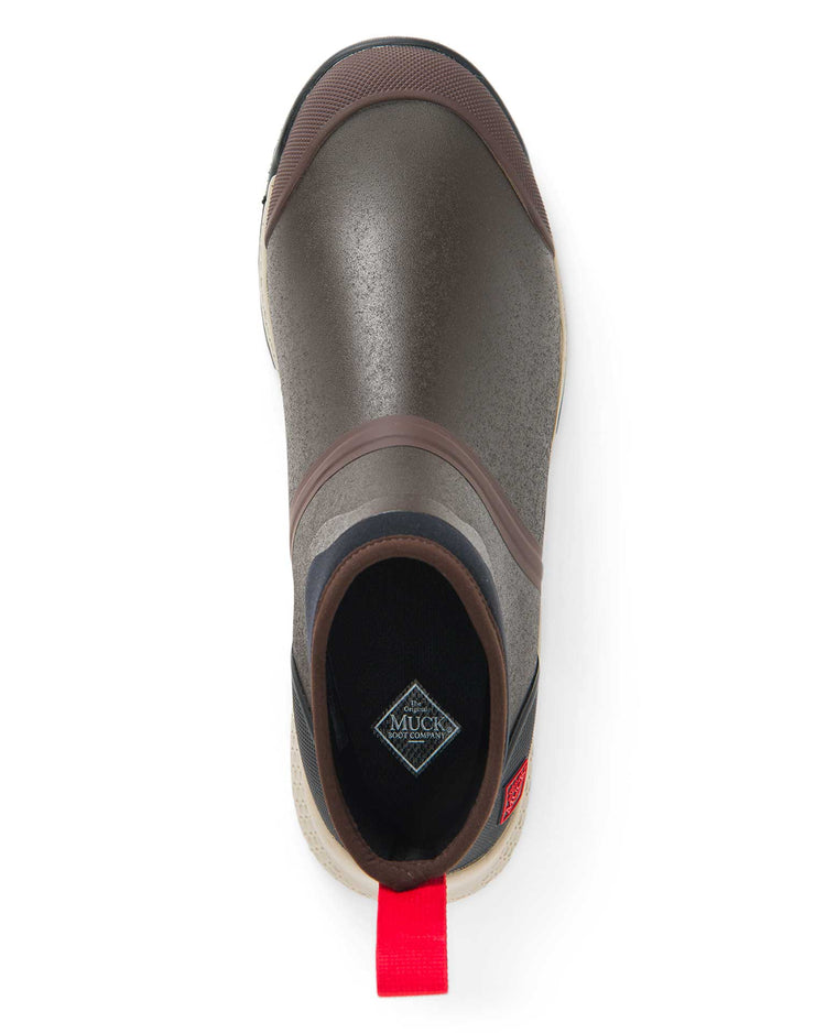 Mens Outscape Chelsea Rubber Boots Coffee Bean 8 | Wellies Online