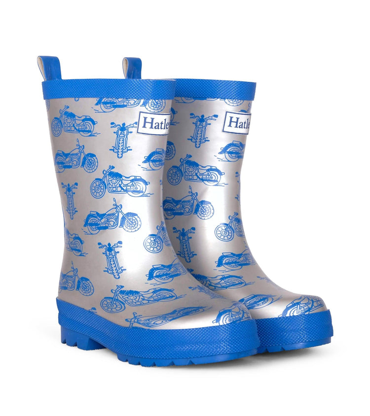Motorcycles Shiny Gumboots 2 | Wellies Online
