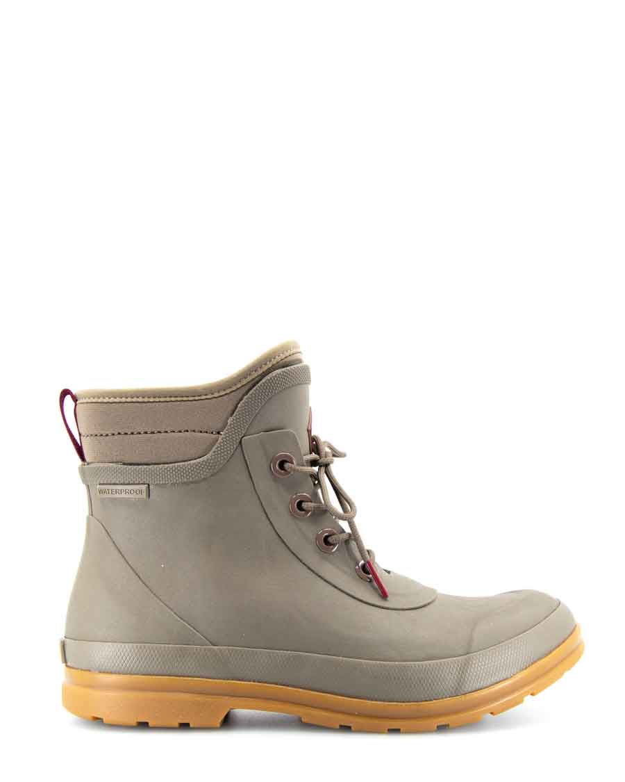 Muck Originals Lace - up Gumboots Taupe 1 | Wellies Online
