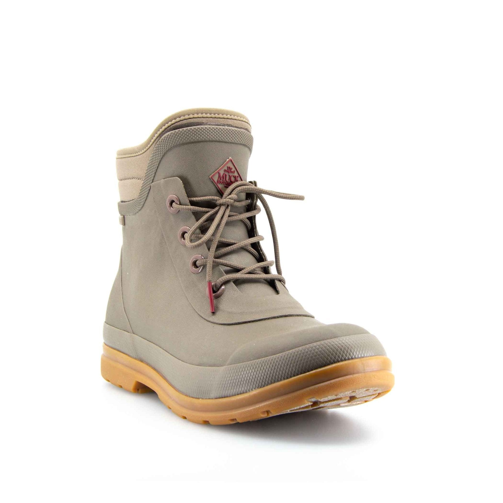 Muck Originals Lace - up Gumboots Taupe 6 | Wellies Online