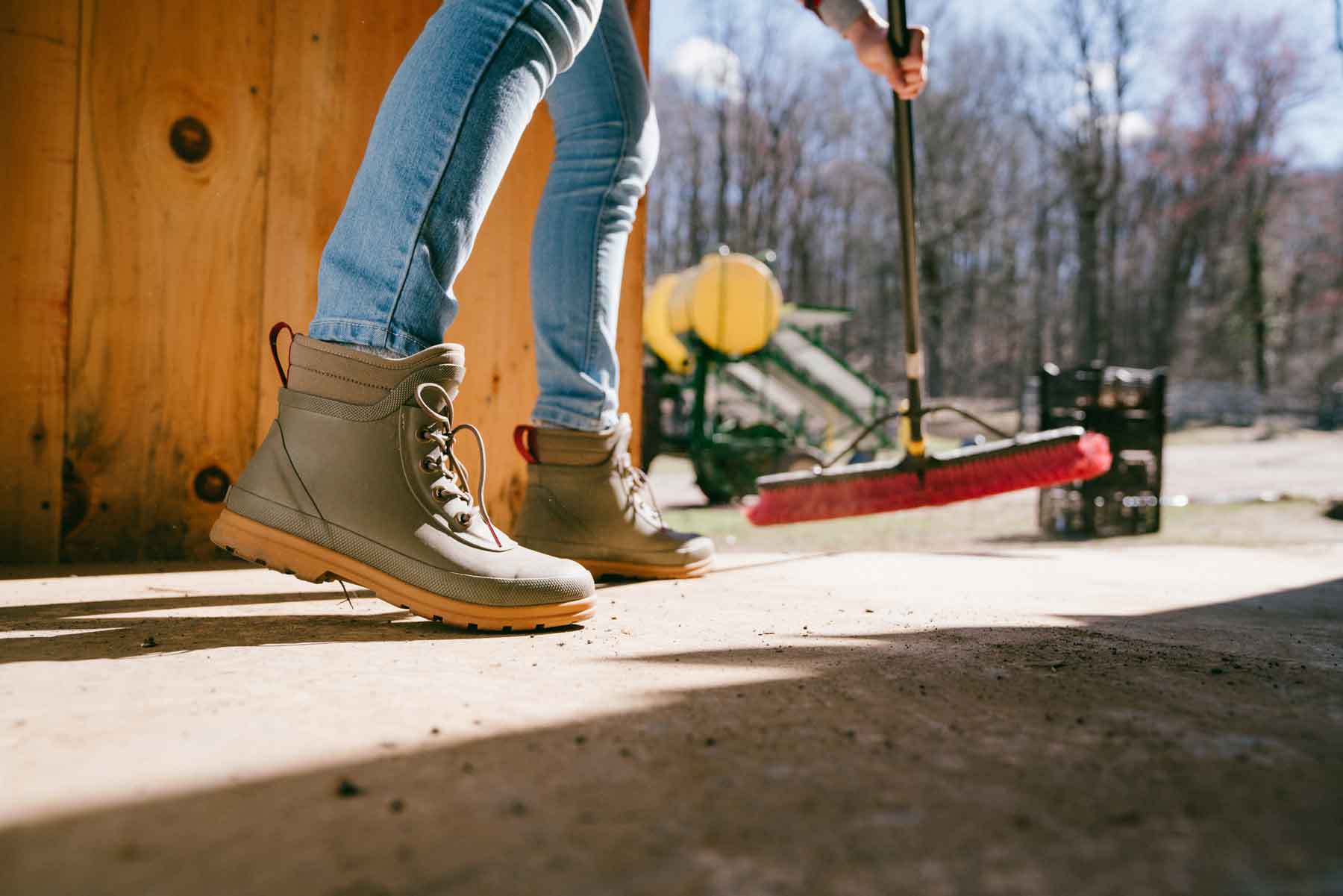 Muck Originals Lace - up Gumboots Taupe 29 | Wellies Online