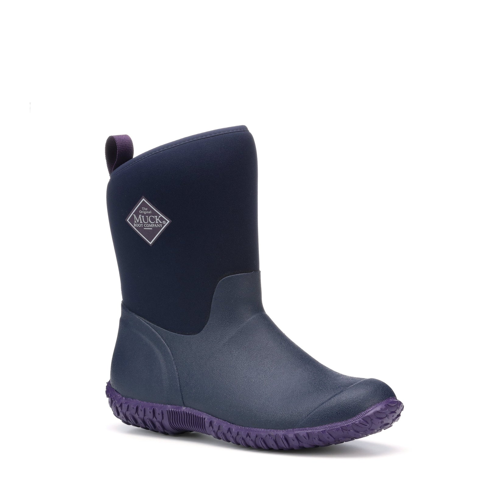 Muckster II Mid Navy Floral Gumboots