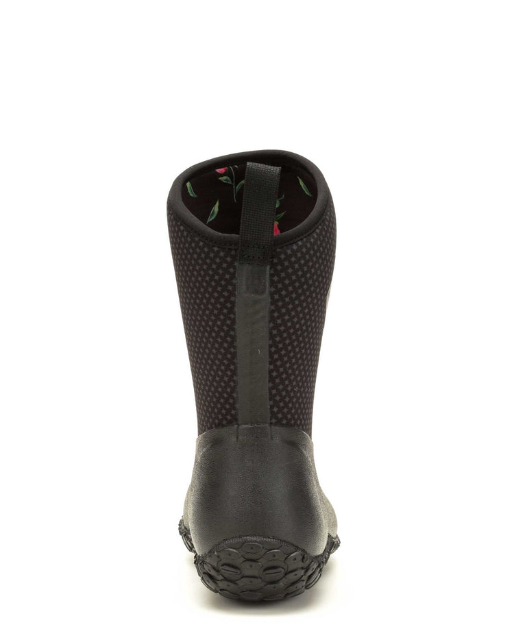 Muckster II Mid Black Rose Gumboots 5 | Wellies Online