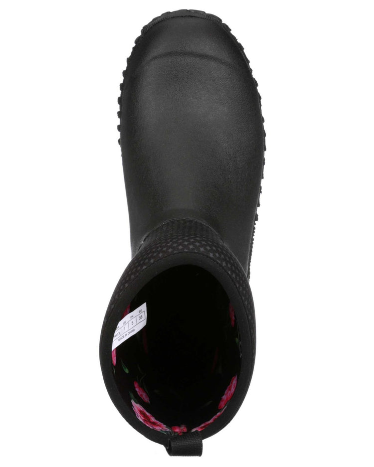 Muckster II Mid Black Rose Gumboots 8 | Wellies Online