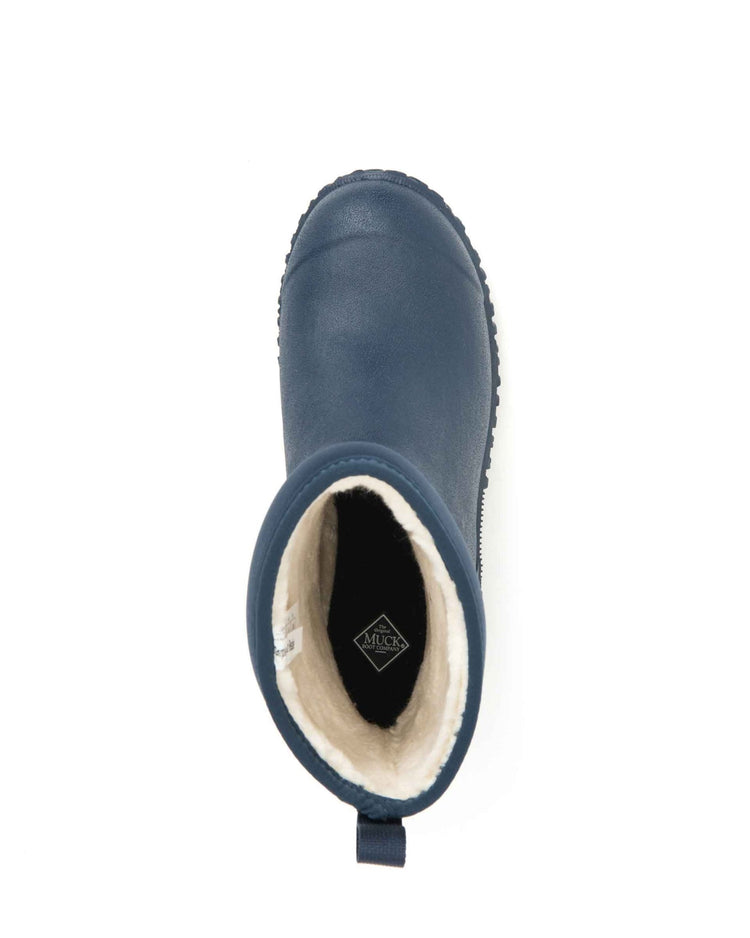 Muckster II Mid Cozy Fleece Gumboots Navy 8 | Wellies Online