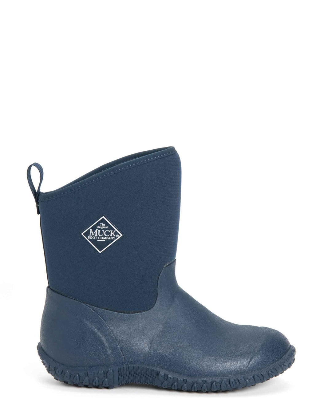 Muckster II Mid Cozy Fleece Gumboots Navy 1 | Wellies Online