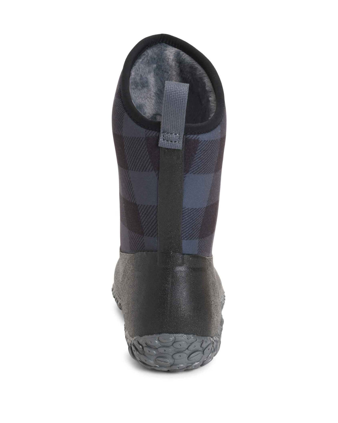Muckster II Mid Cozy Fleece Gumboots Plaid 6 | Wellies Online