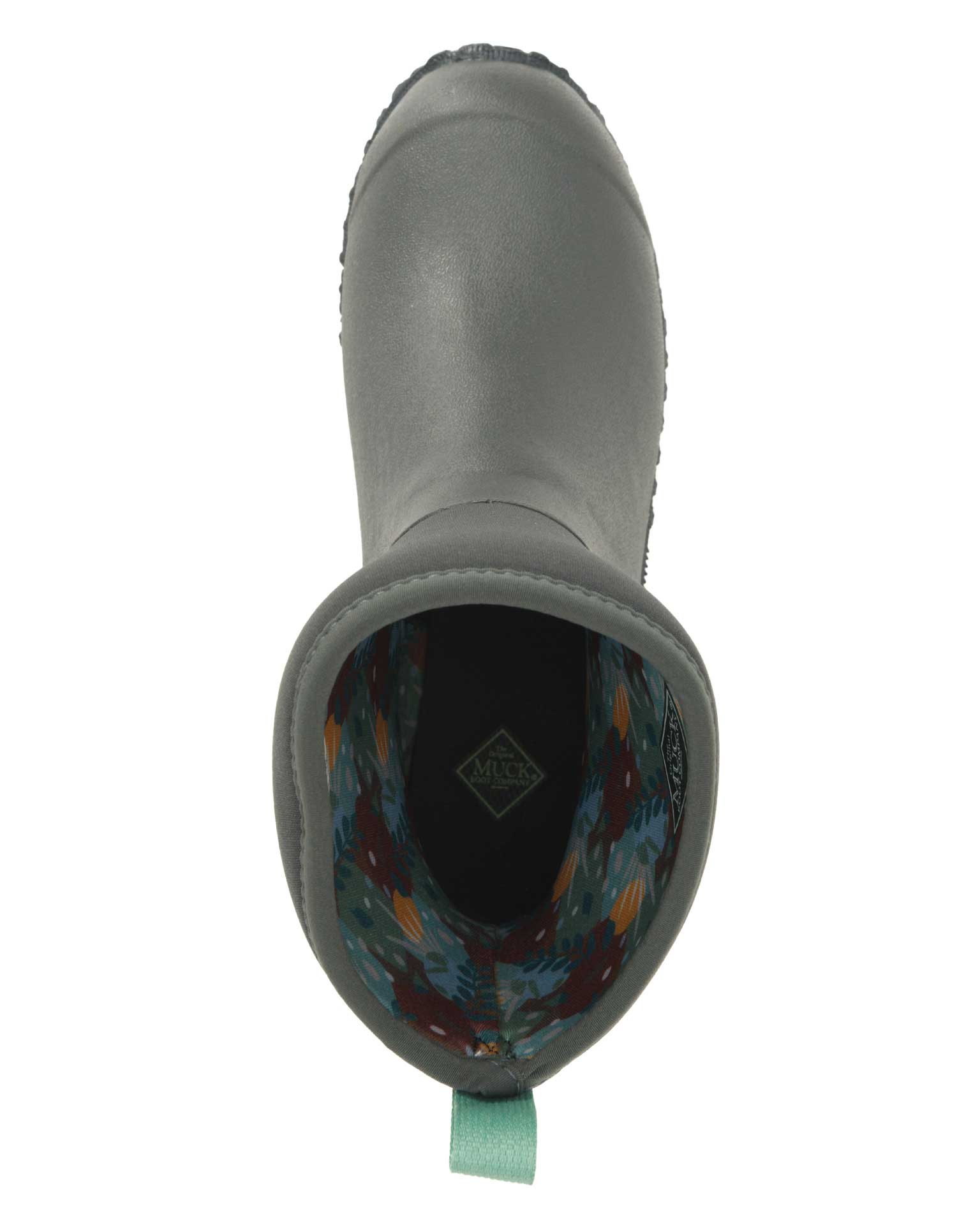 Muckster II Mid Grey Floral Gumboots 8 | Wellies Online
