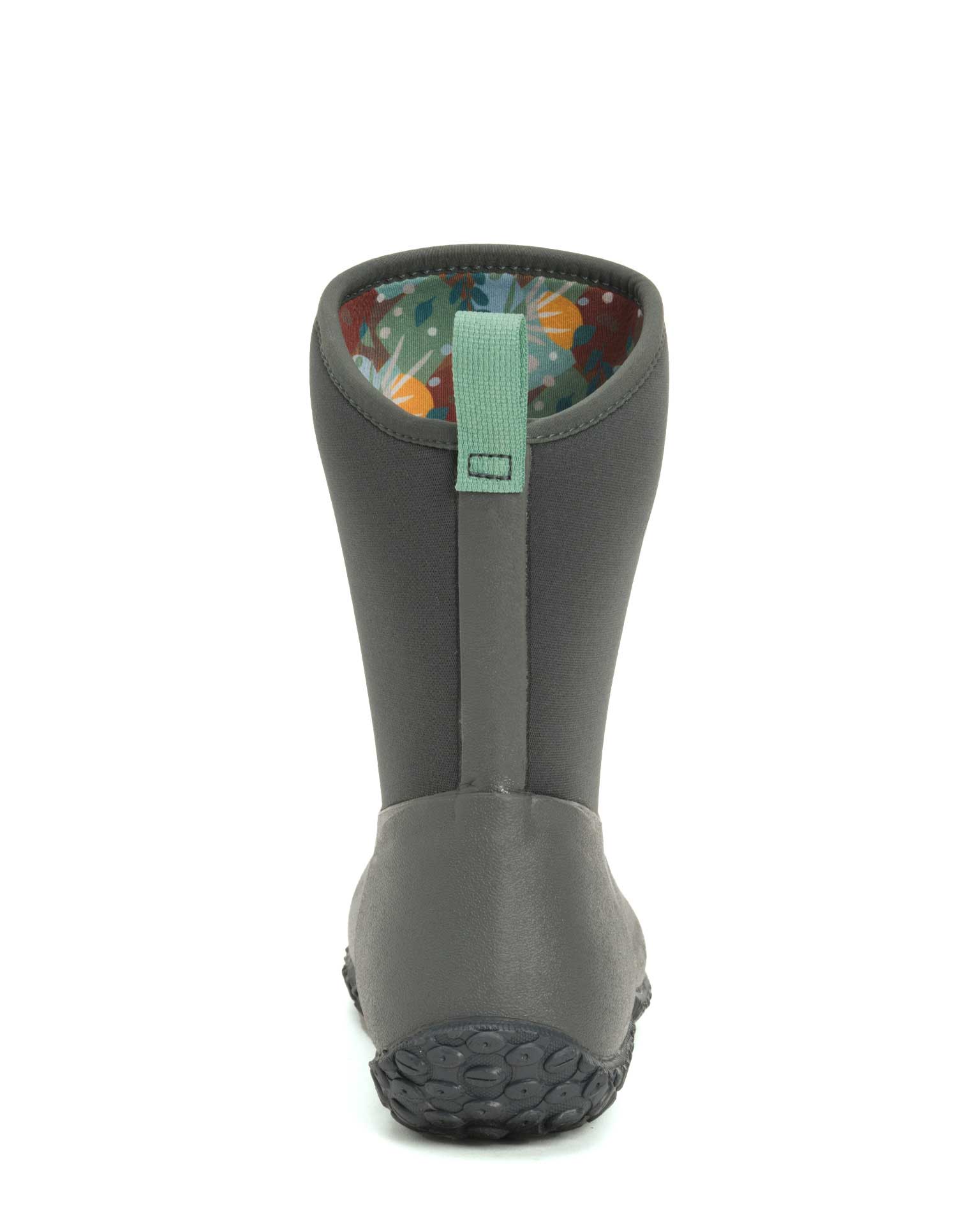 Muckster II Mid Grey Floral Gumboots 3 | Wellies Online