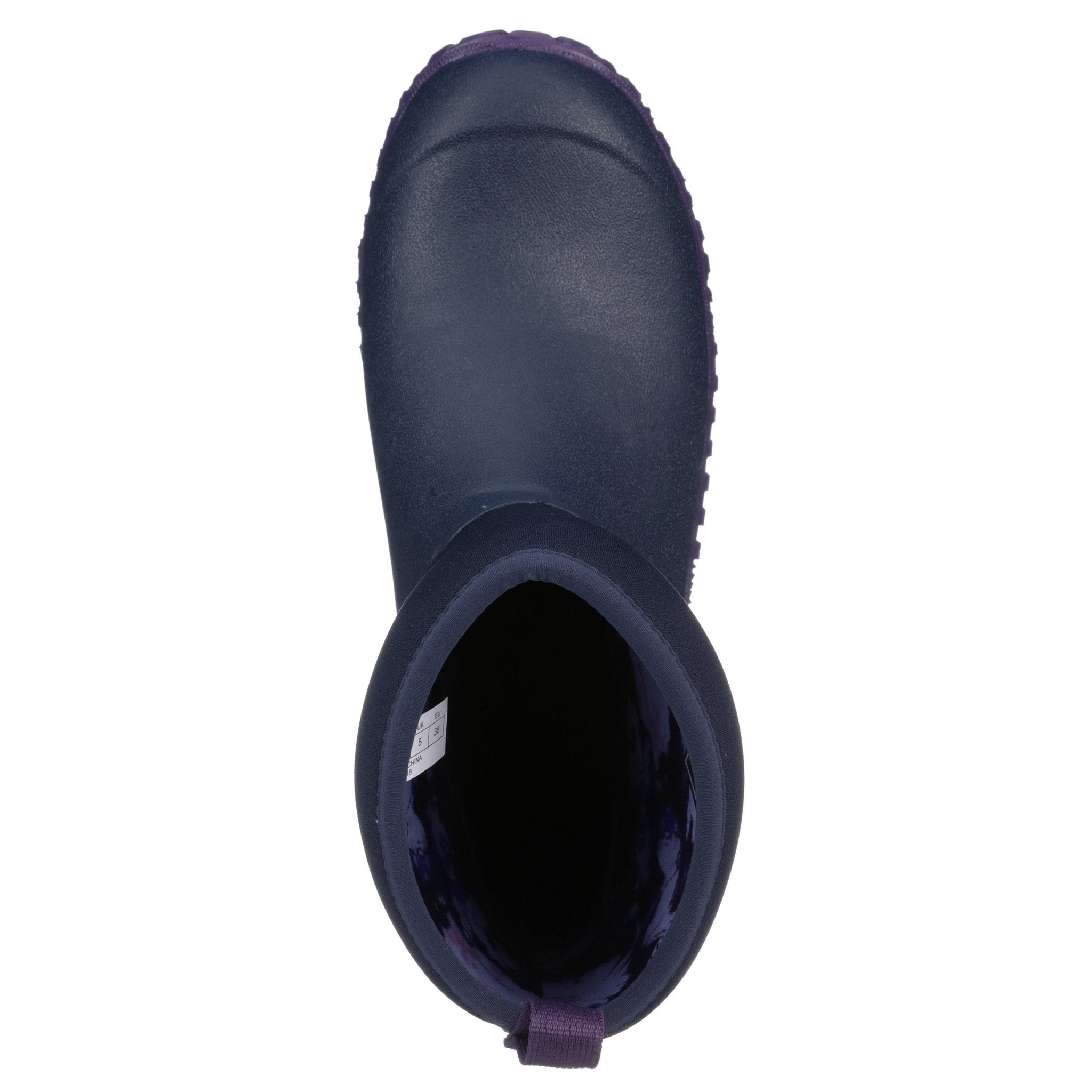 Muckster II Mid Navy Floral Gumboots 8 | Wellies Online