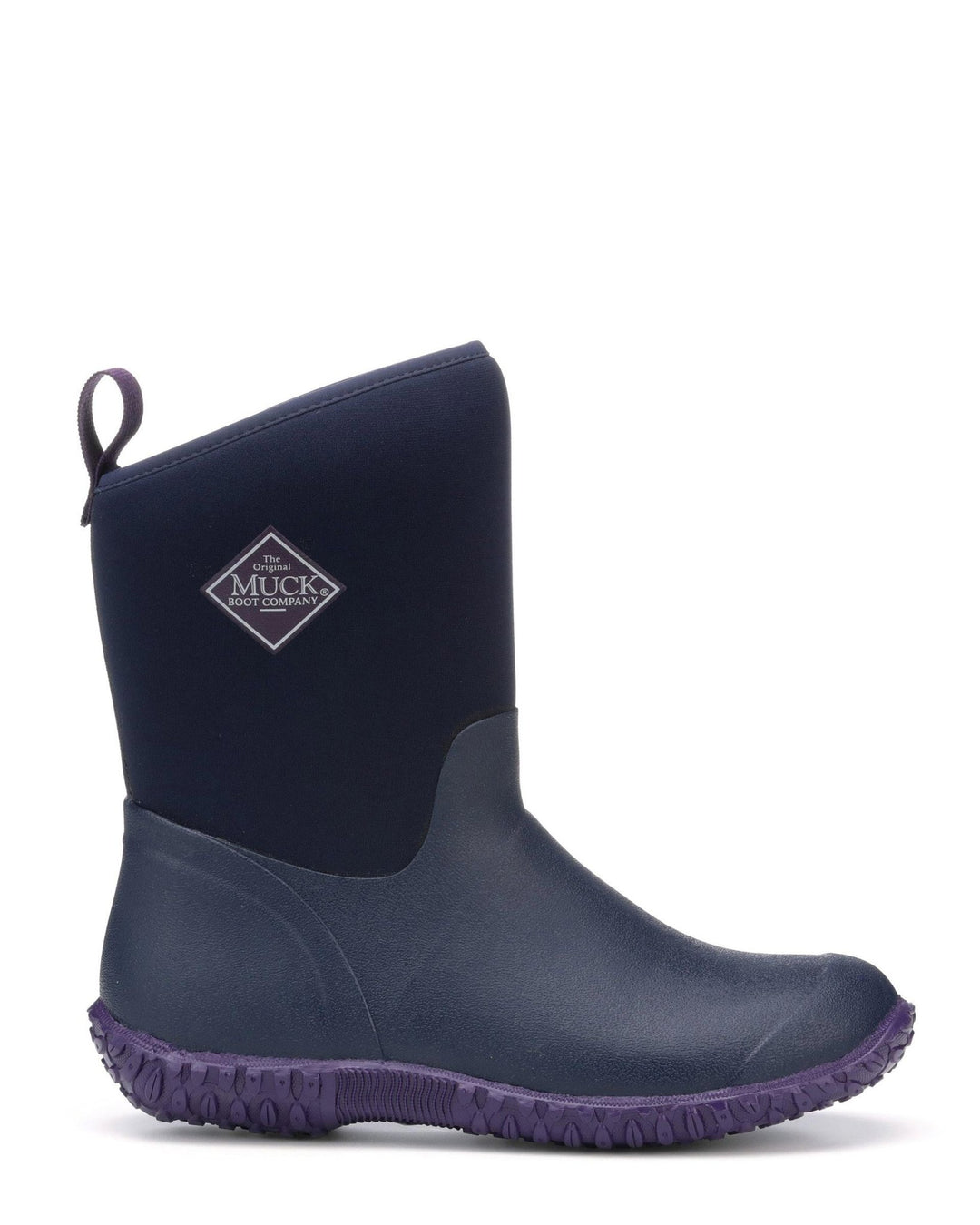 Muckster II Mid Navy Floral Gumboots 1 | Wellies Online