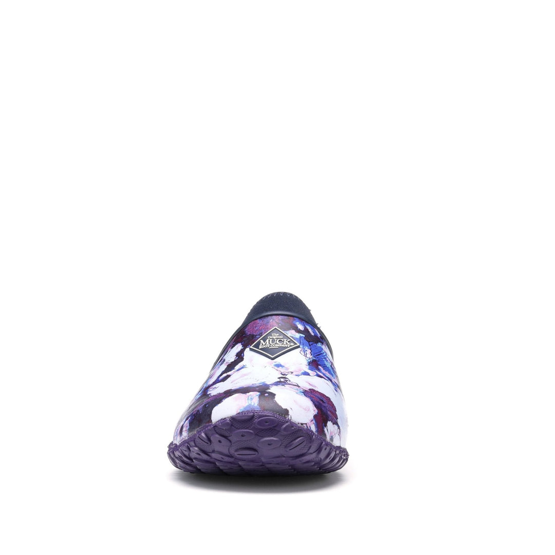 Muckster II Navy Floral Rubber Clogs 3 | Wellies Online