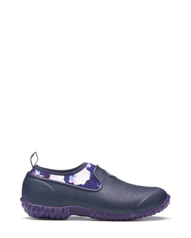 Muckster II Navy Floral Rubber Shoes 1 | Wellies Online