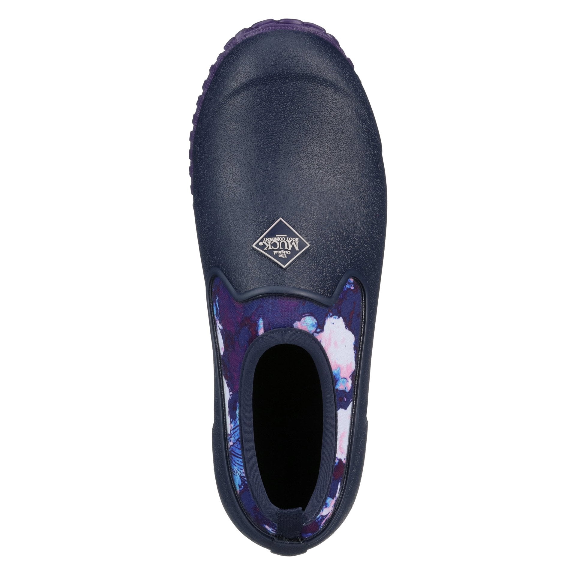 Muckster II Navy Floral Rubber Shoes 7 | Wellies Online