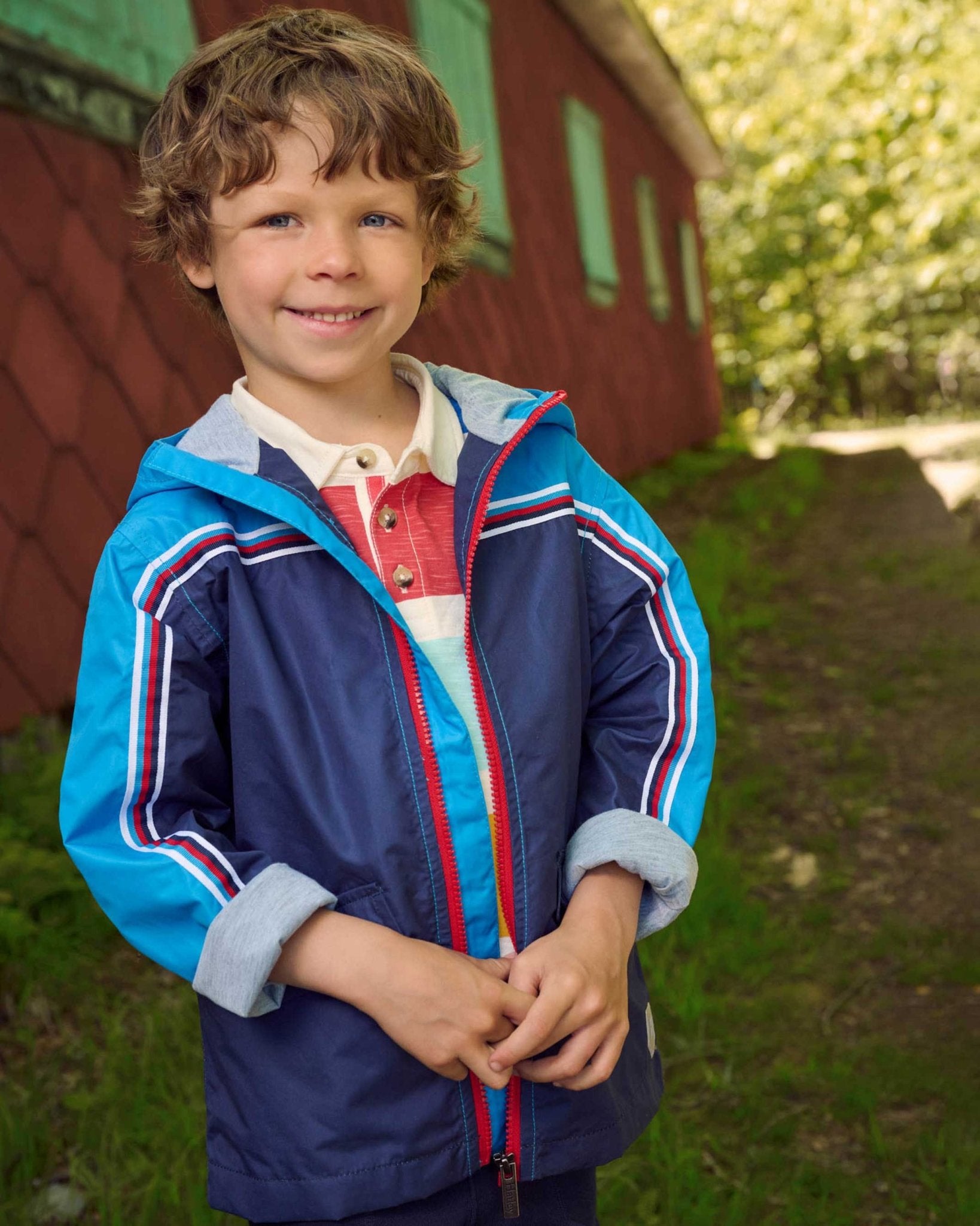 Nautical Microfiber Rain Jacket 2 | Wellies Online