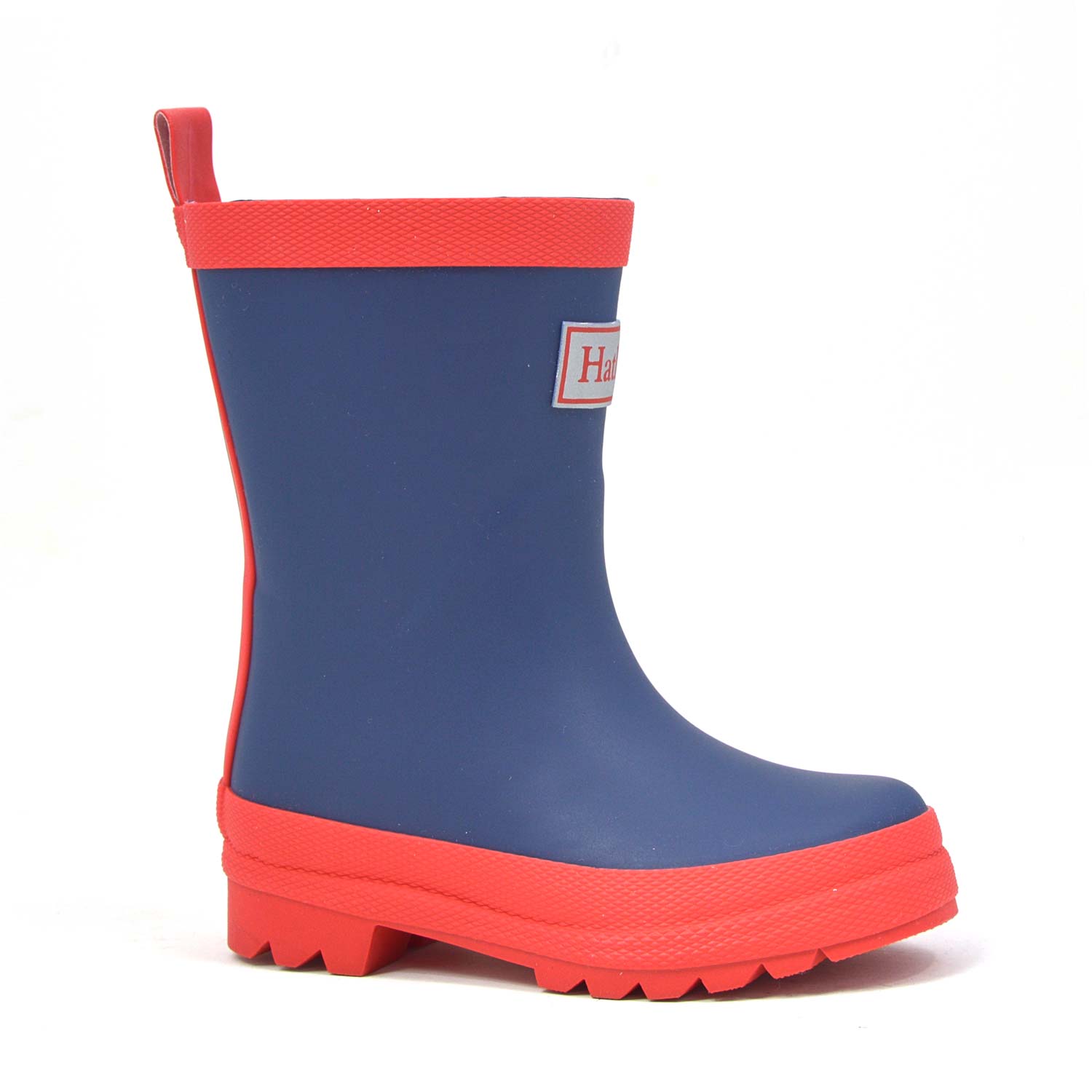 Navy and Red Matte Gumboots 3 | Wellies Online