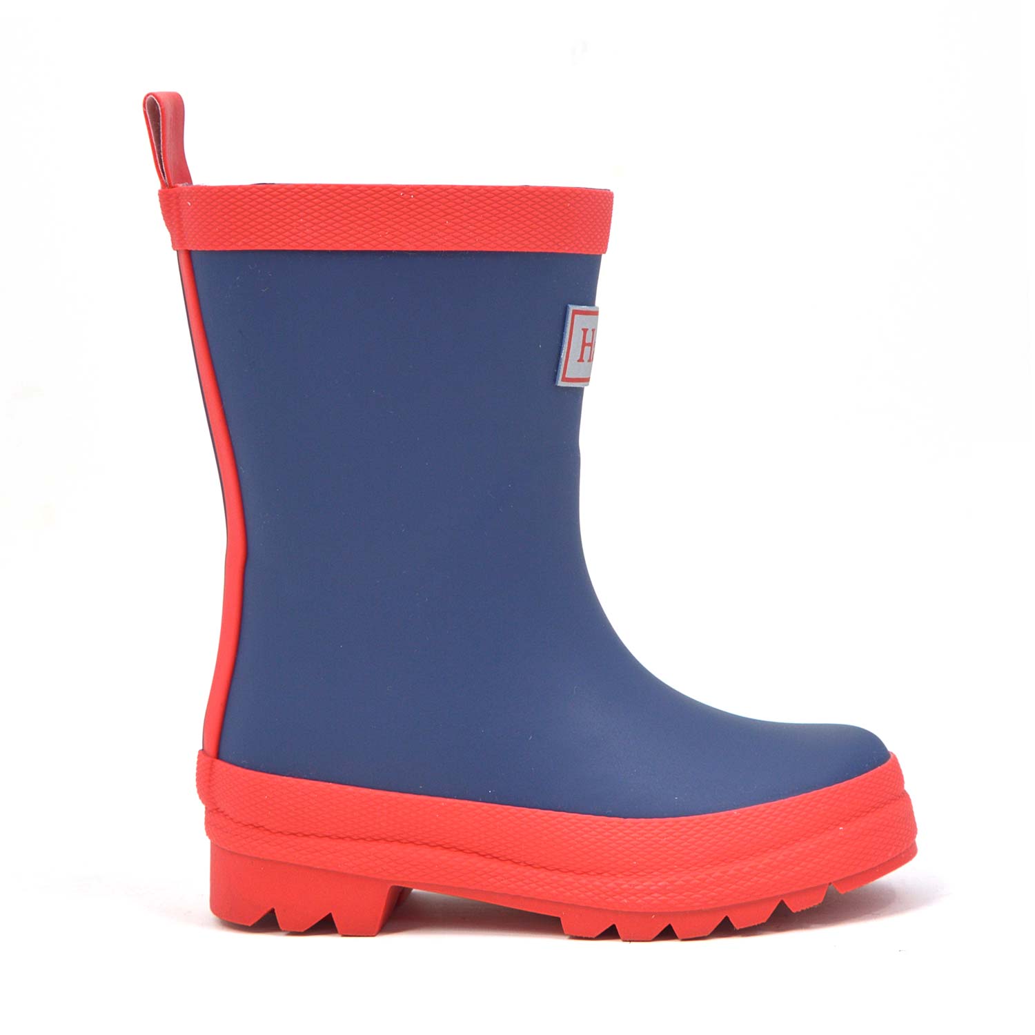 Navy and Red Matte Gumboots 2 | Wellies Online