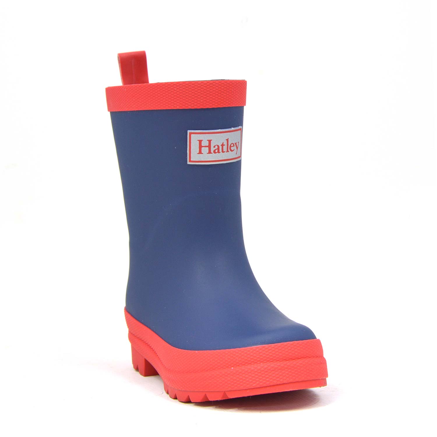 Navy and Red Matte Gumboots 6 | Wellies Online