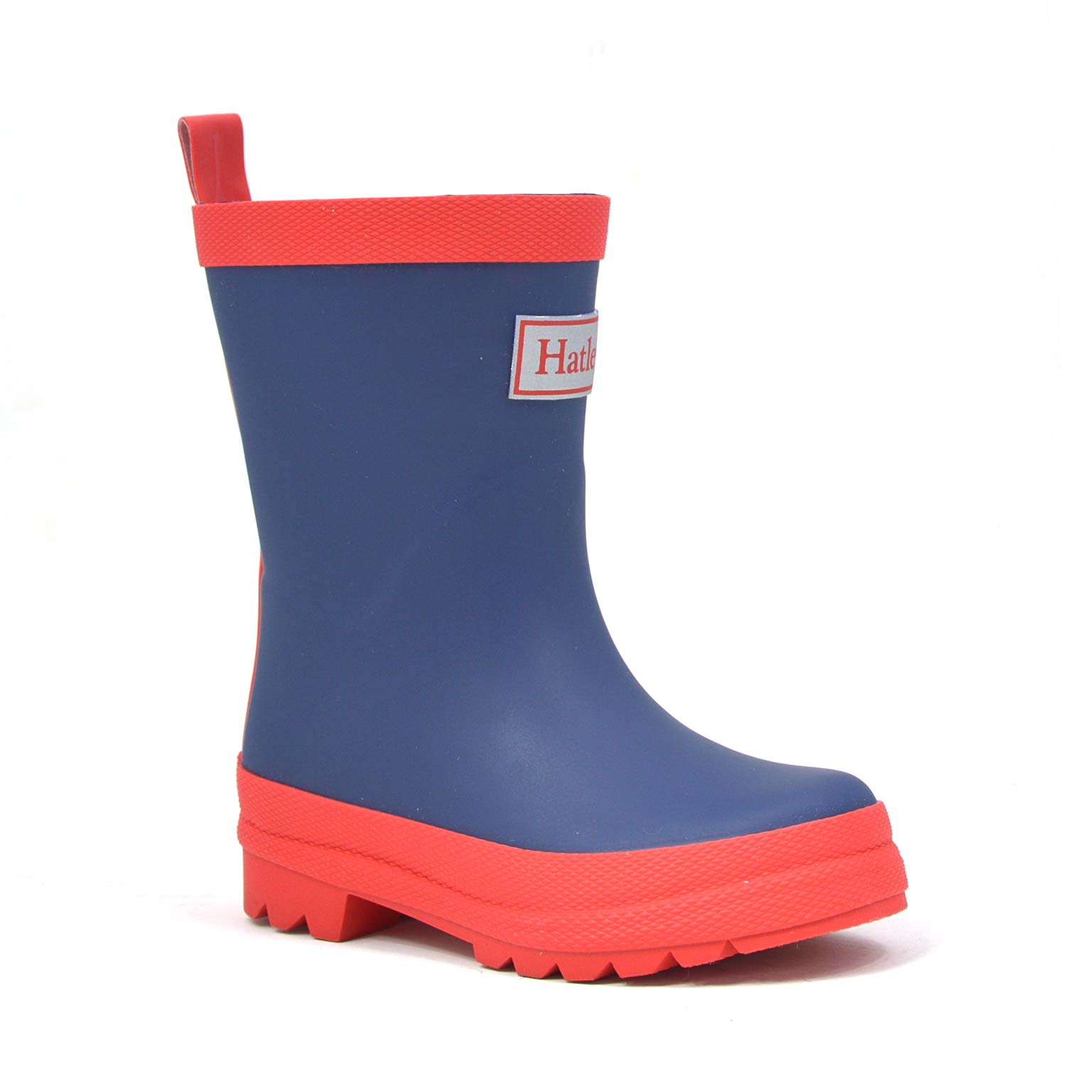 Navy and Red Matte Gumboots 4 | Wellies Online