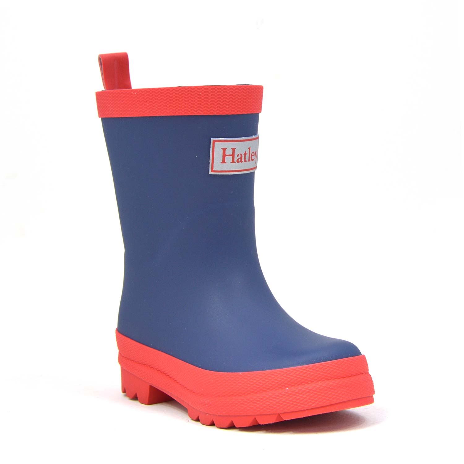 Navy and Red Matte Gumboots 5 | Wellies Online