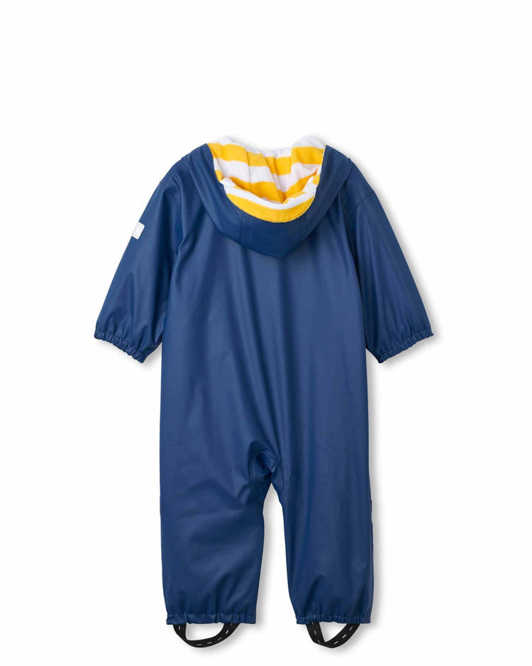 Navy Terry Lined Baby Bundler 2 | Wellies Online