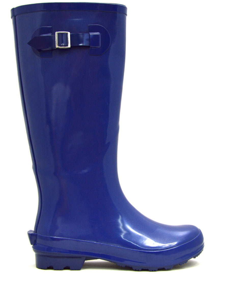 Ladies Navy Gumboots