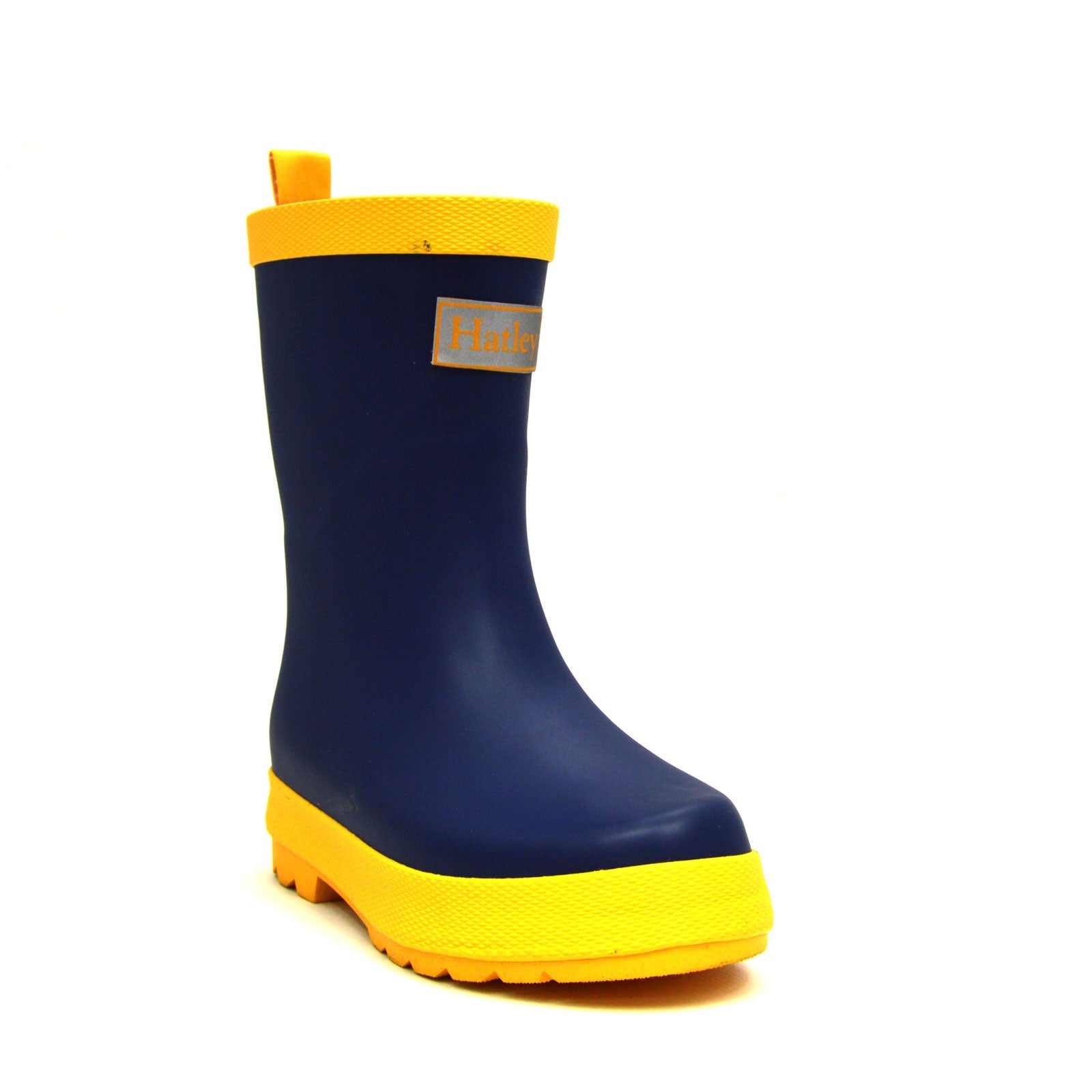 Navy & Yellow Matte Gumboots 6 | Wellies Online