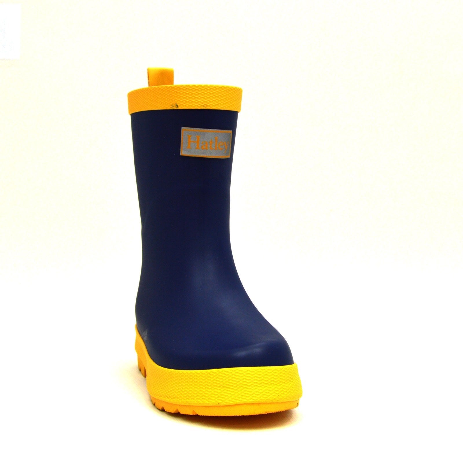 Navy & Yellow Matte Gumboots 7 | Wellies Online