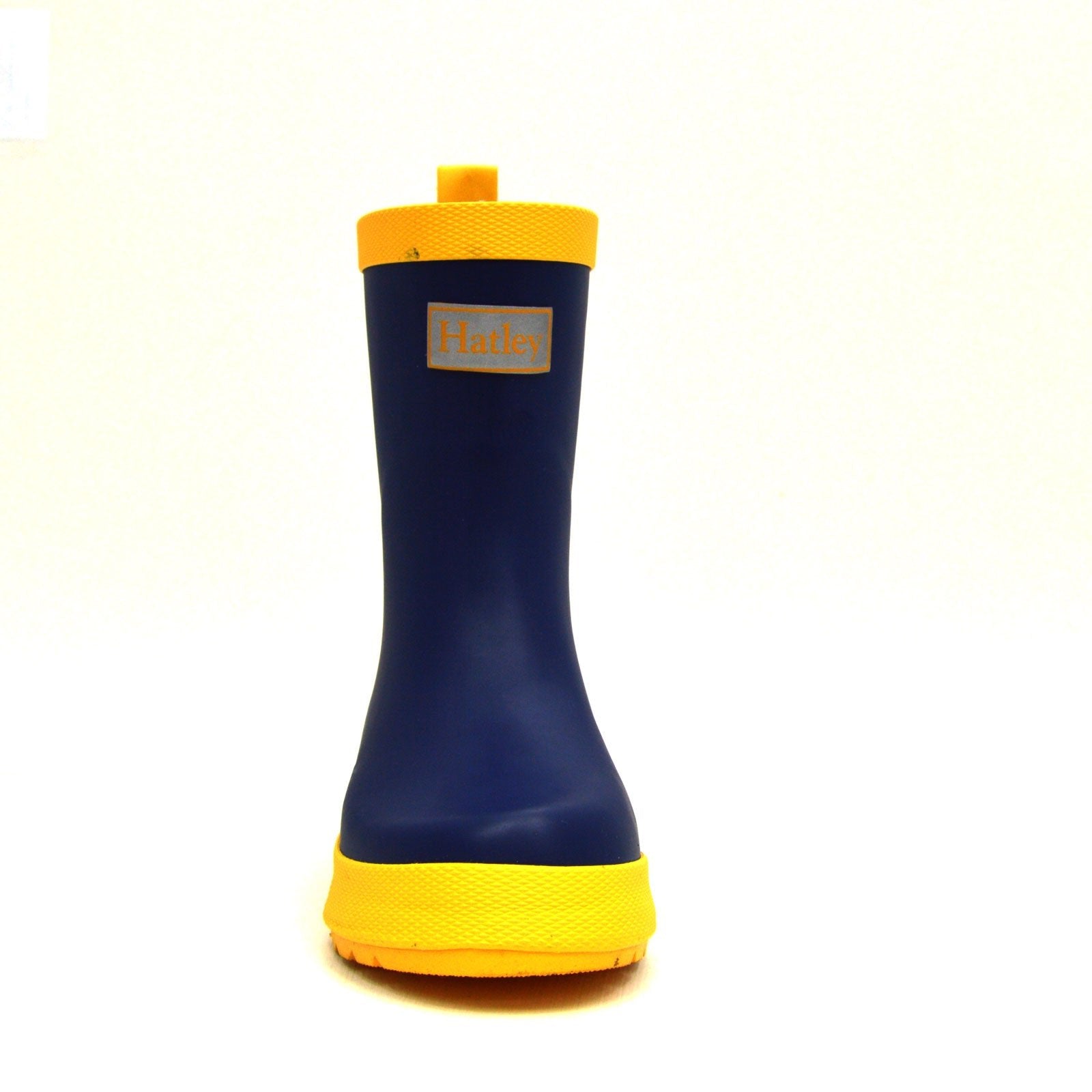 Navy & Yellow Matte Gumboots 8 | Wellies Online