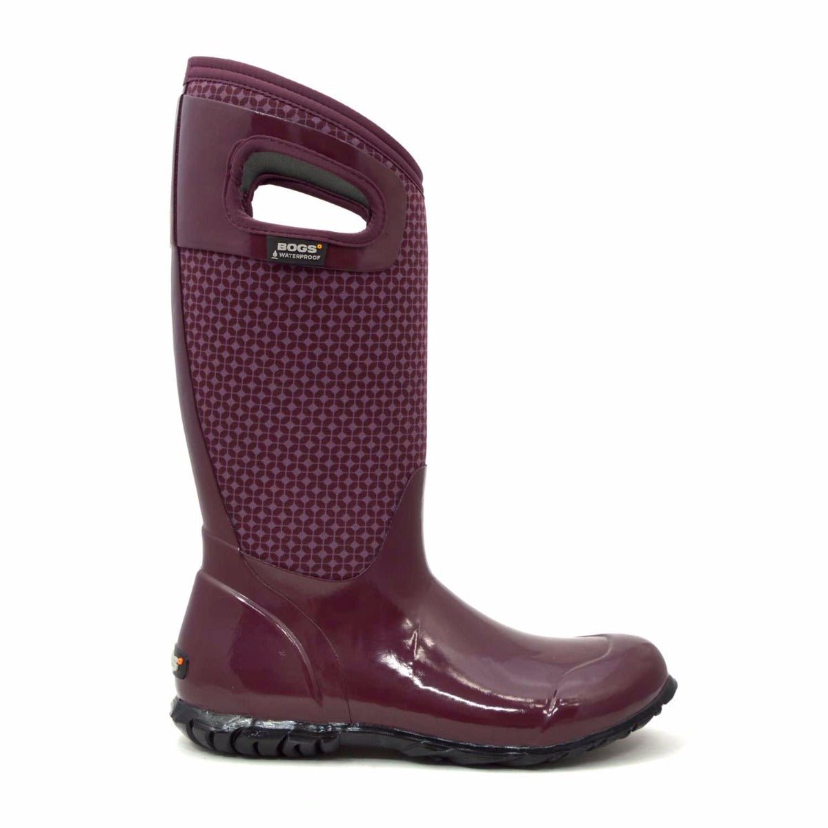 North Hampton Cravat Burgundy Gumboots 2 | Wellies Online