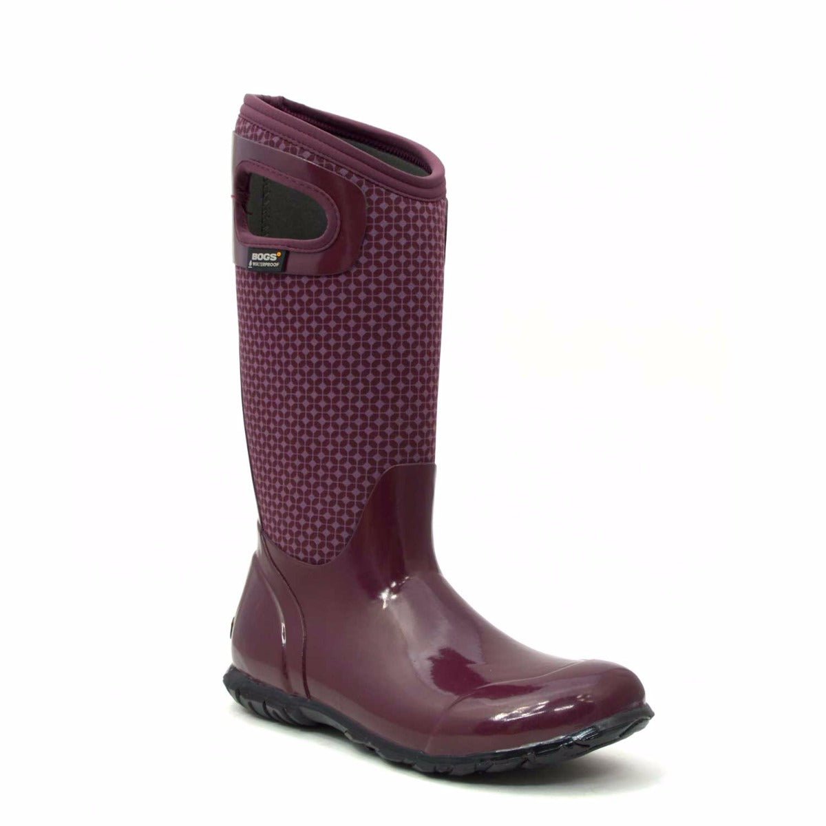 North Hampton Cravat Burgundy Gumboots 5 | Wellies Online