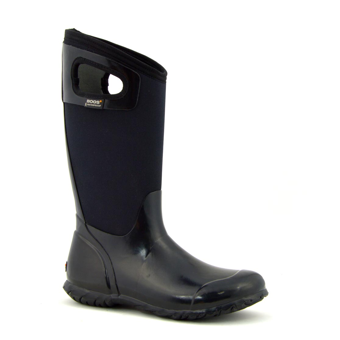 North Hampton Solid Black Tall Gumboots 4 | Wellies Online