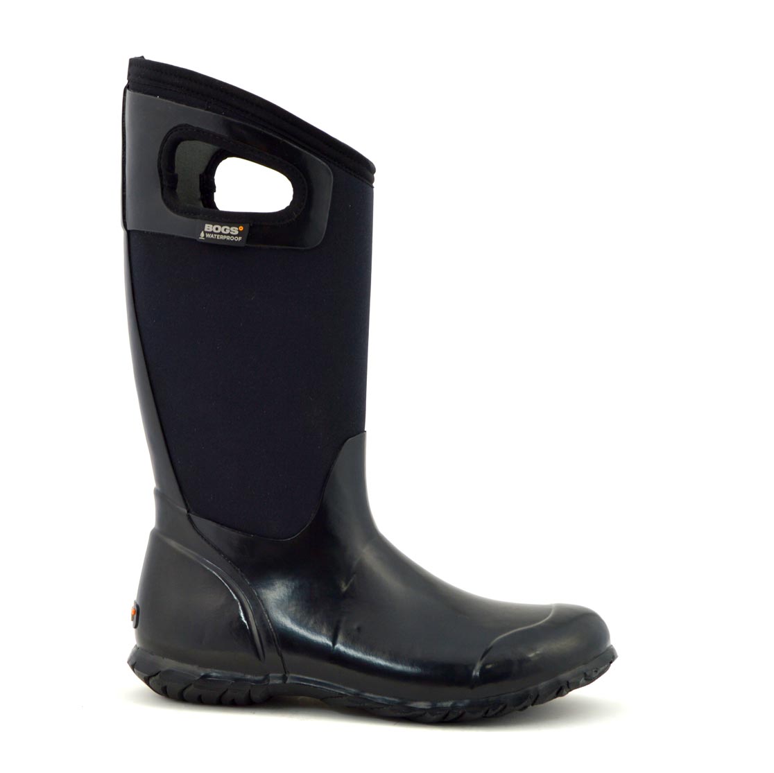 North Hampton Solid Black Tall Gumboots 3 | Wellies Online