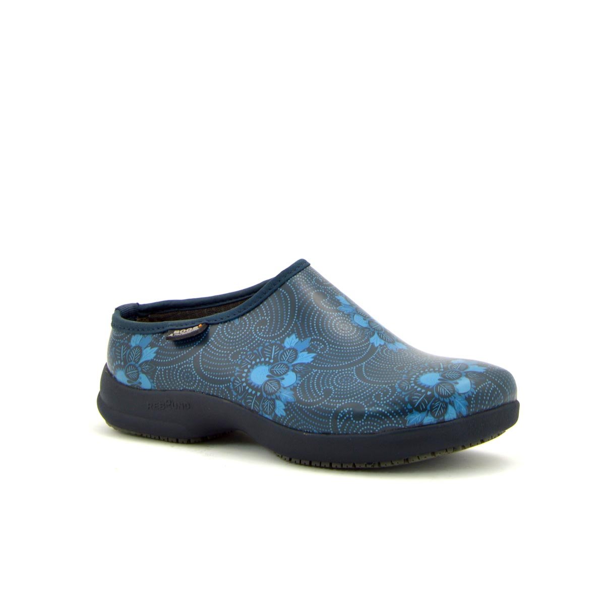 Oliver Batik Clogs Navy 4 | Wellies Online