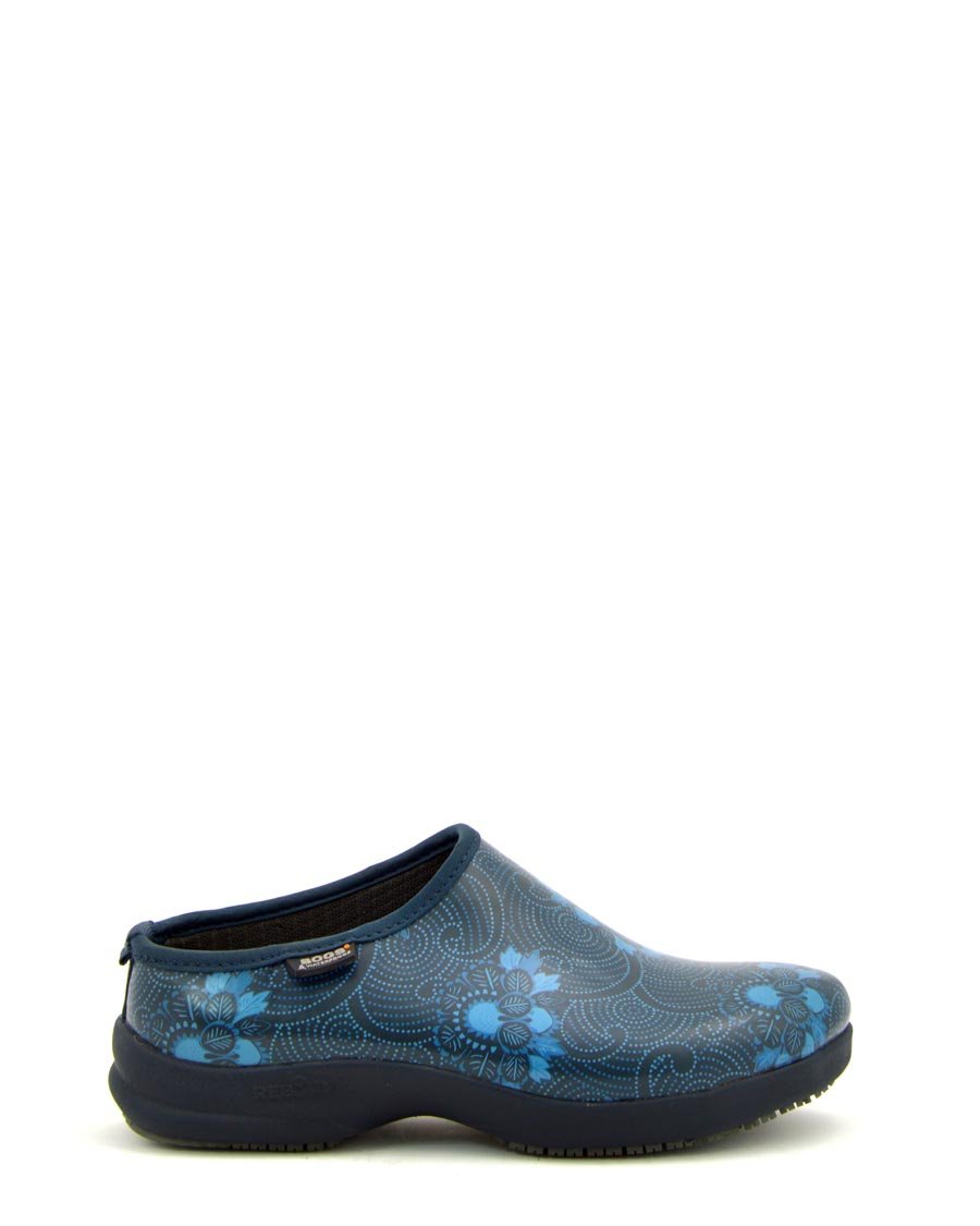 Oliver Batik Clogs Navy 1 | Wellies Online