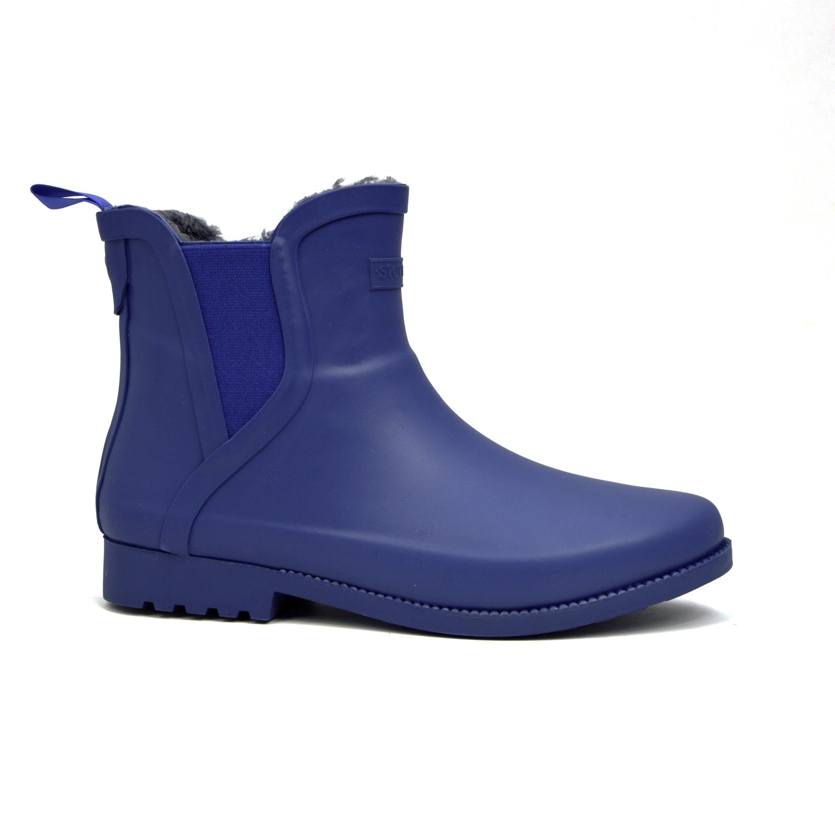 Original Fleeced II Blue Ankle Gumboots 3 | Wellies Online