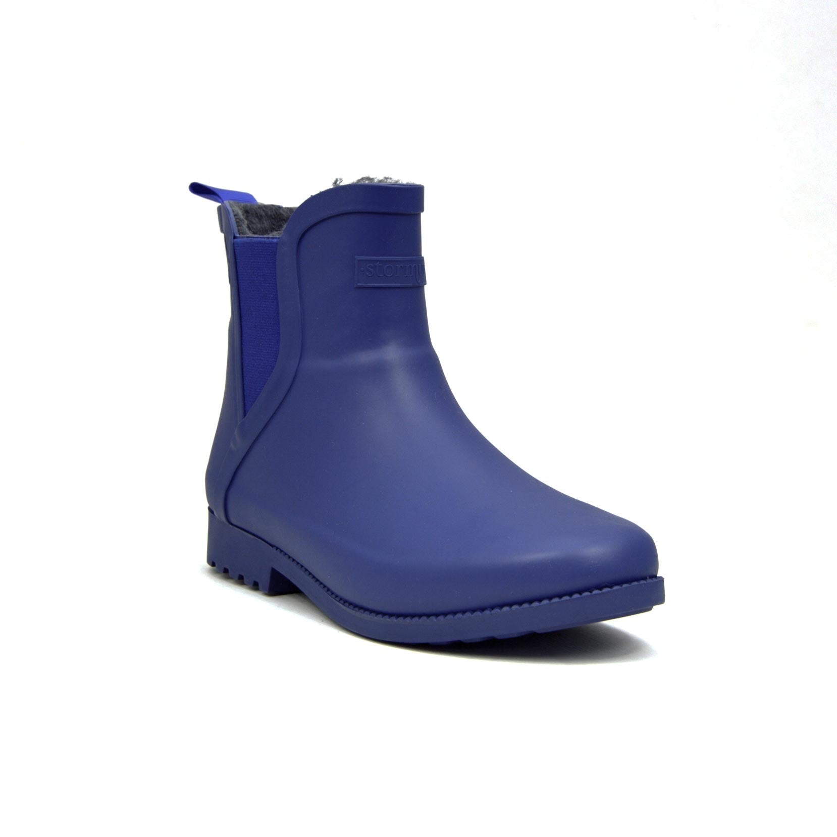 Original Fleeced II Blue Ankle Gumboots 6 | Wellies Online