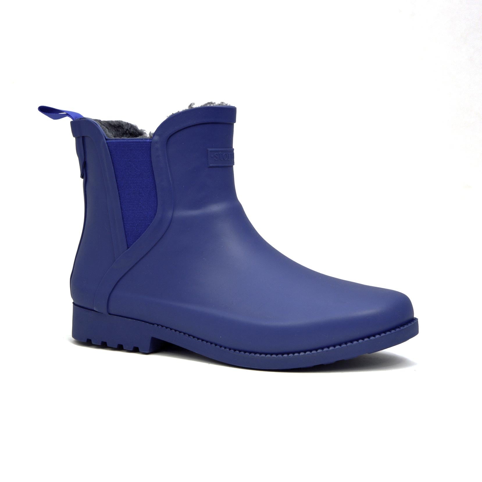 Original Fleeced II Blue Ankle Gumboots 4 | Wellies Online