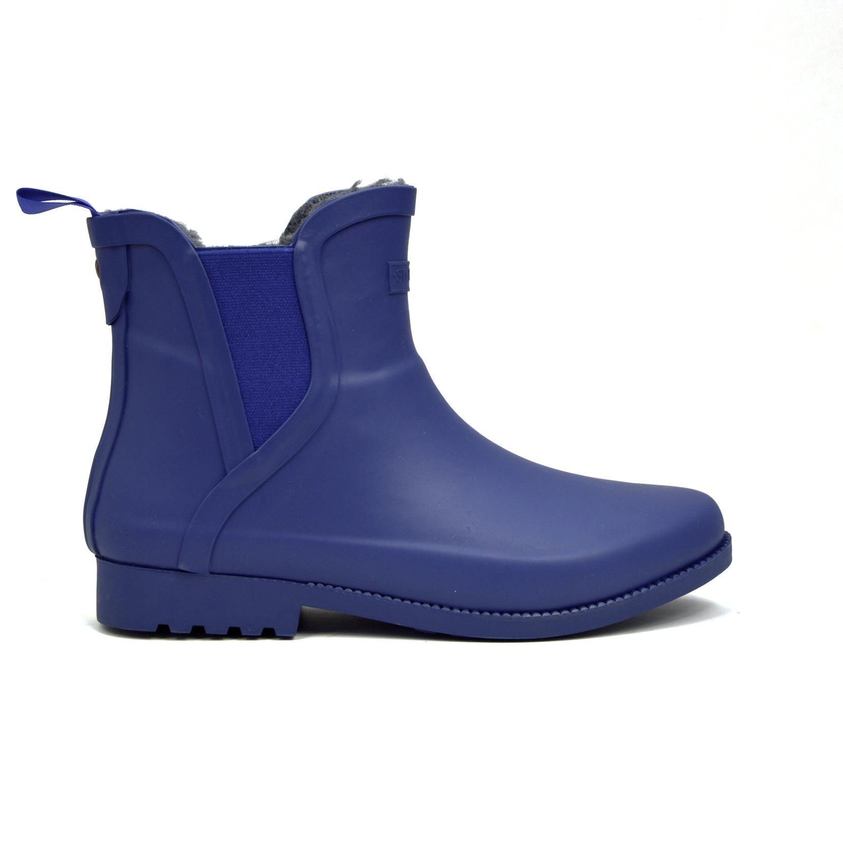 Original Fleeced II Blue Ankle Gumboots 2 | Wellies Online