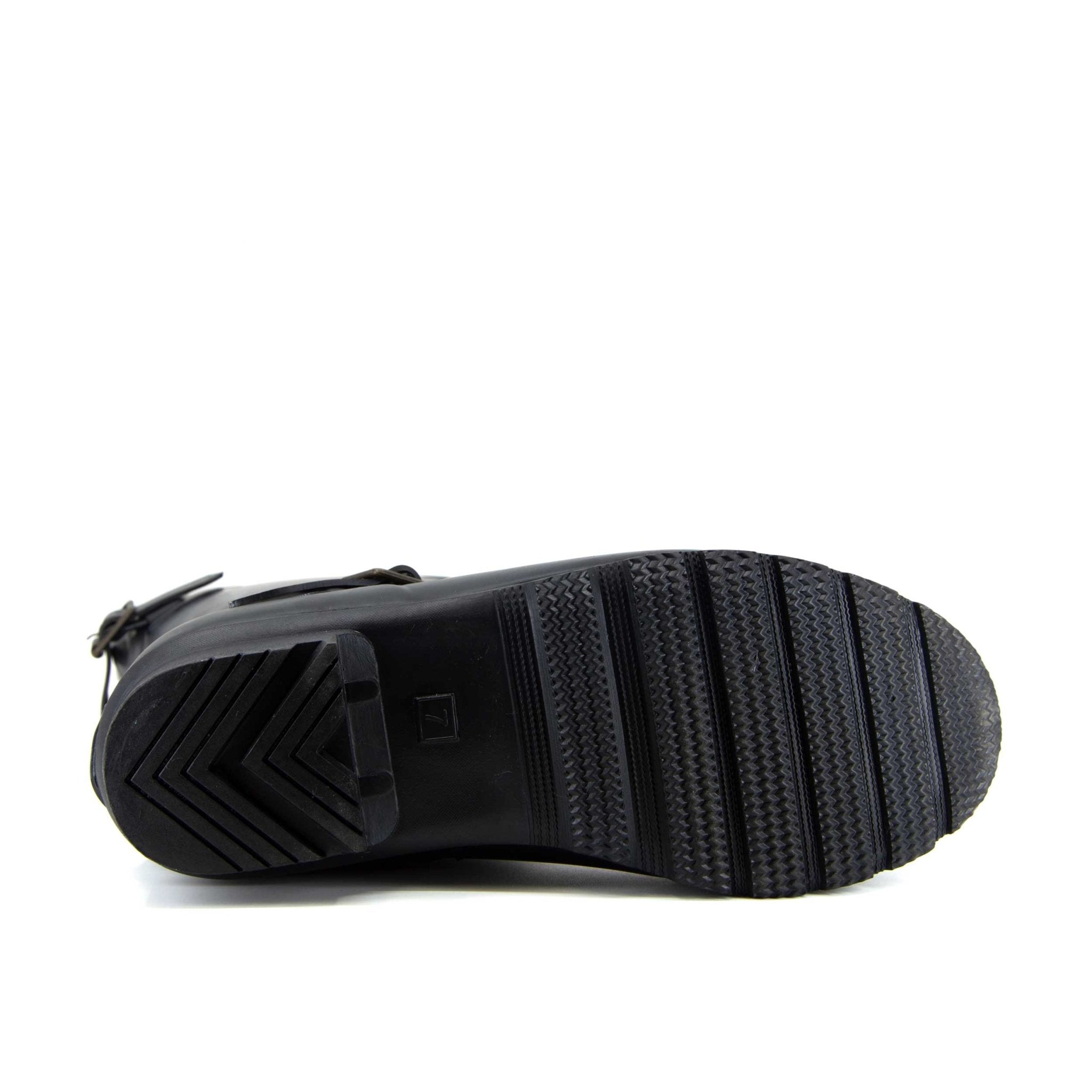 Original Fleeced II Mid Gumboots Black 28 | Wellies Online