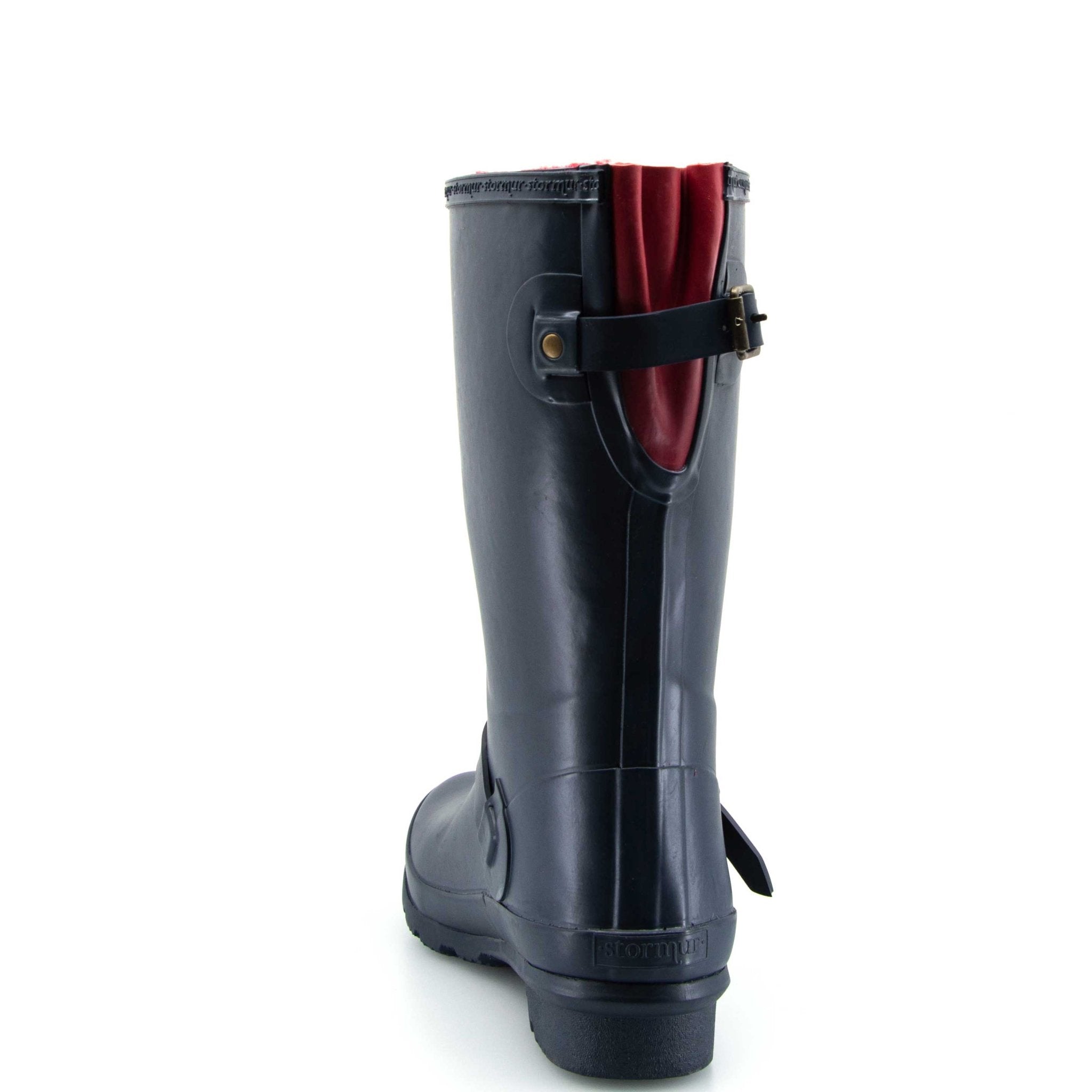 Original Fleeced II Mid Gumboots Oxford Navy 9 | Wellies Online